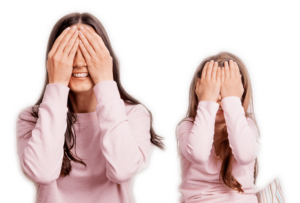 a-small-girl-and-her-mother-in-a-studio-hands-on-KYVWE8Q